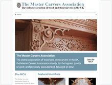 Tablet Screenshot of mastercarvers.co.uk